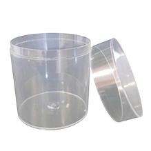 CAJA TRANSPARENTE CILINDRICA DIAMETRO 71mm