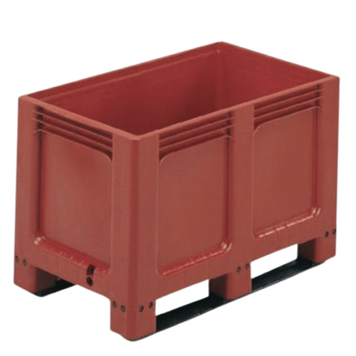 CONTENEDOR, GEOBOX CERRADO 3 PATINES 260L 1000x600x662