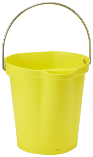 CUBOS 12 L METAL DETECTABLE CON ASA INOX GRADUADOS VIKAN