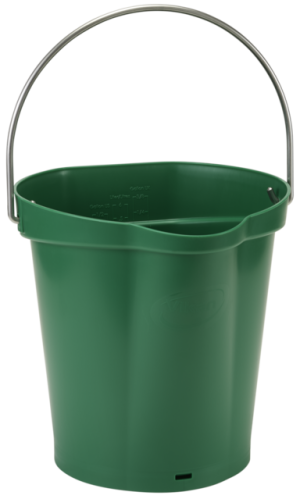 CUBOS 12 L METAL DETECTABLE CON ASA INOX GRADUADOS VIKAN