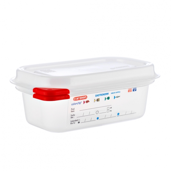 CAJA HERMETICA GASTRONORM 1/9 176x108mm