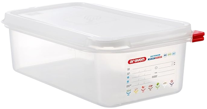 CAJA HERMETICA GASTRONORM 1/3 325x176mm