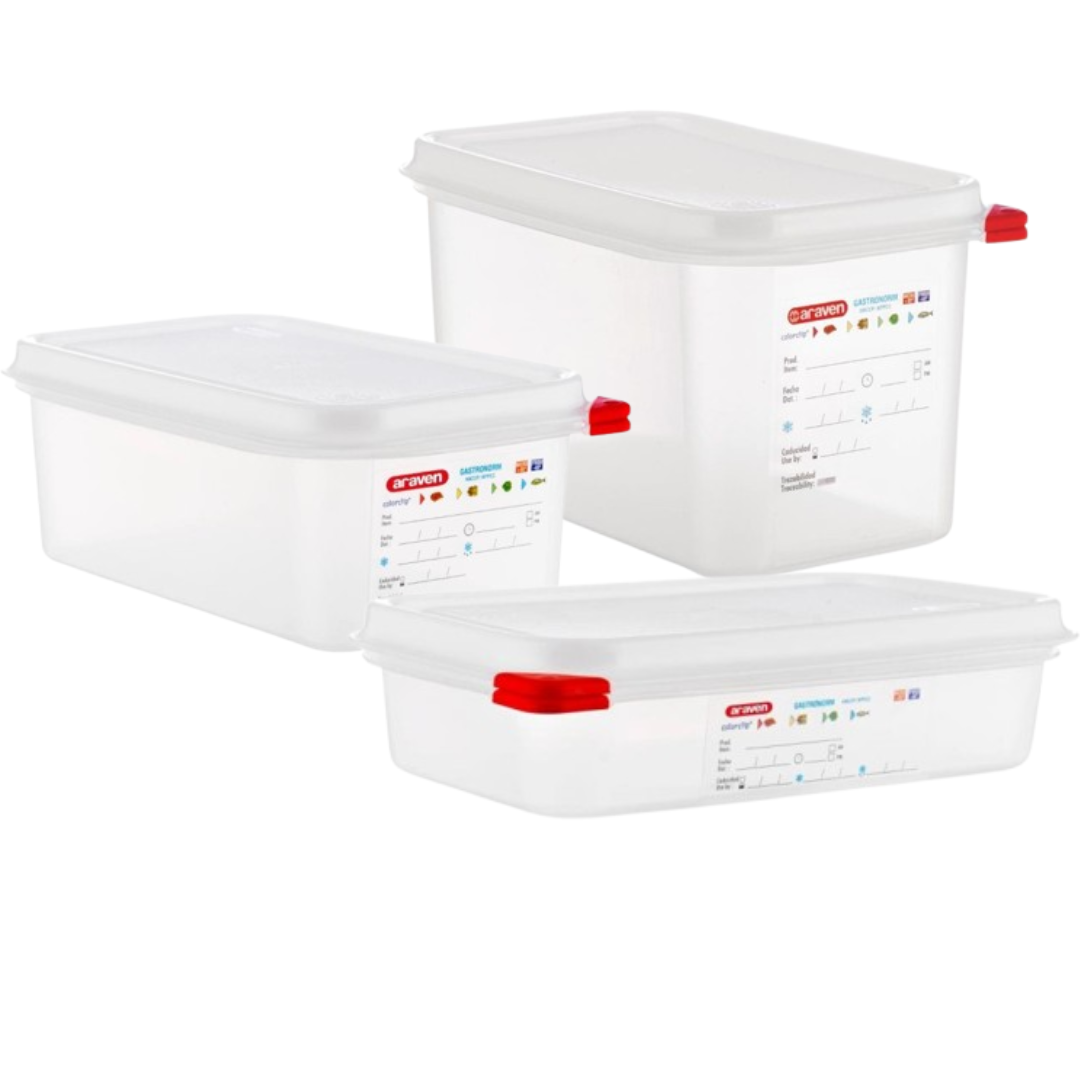 CAJA HERMETICA GASTRONORM 1/4 265x162mm