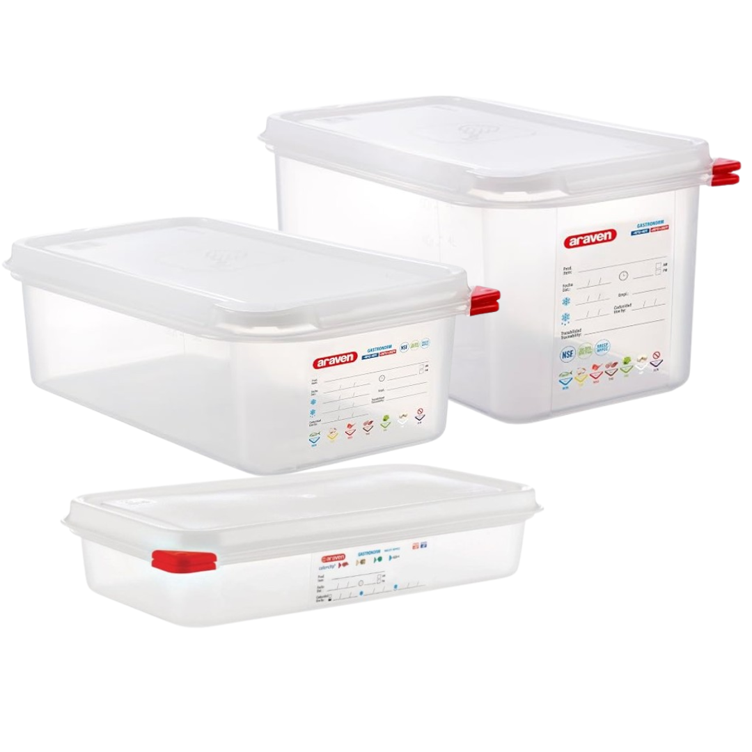 CAJA HERMETICA GASTRONORM 1/3 325x176mm