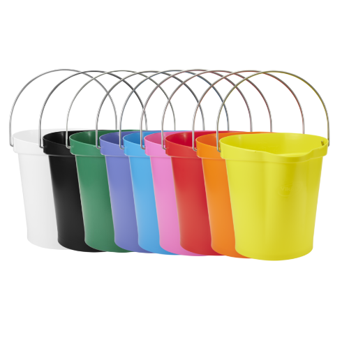 CUBOS 12 L CON ASA INOX GRADUADOS VIKAN
