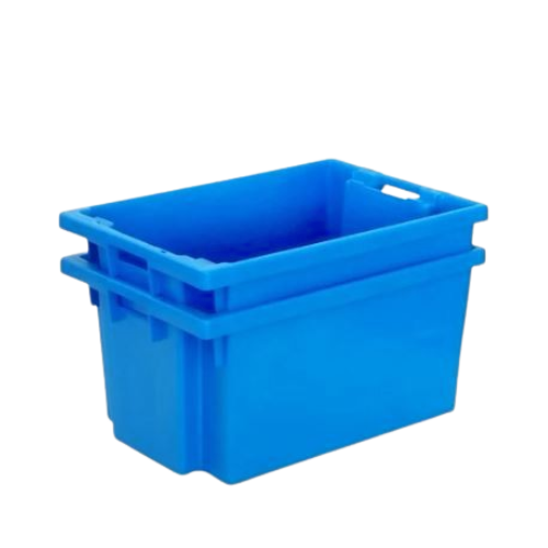 CUBETA 50L AZUL  600x400x300mm vista 2