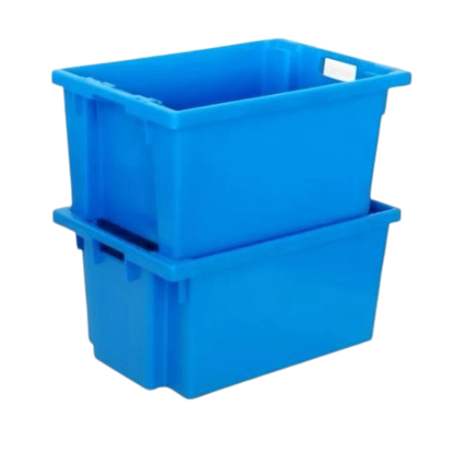 CUBETA 50L AZUL  600x400x300mm vista 3