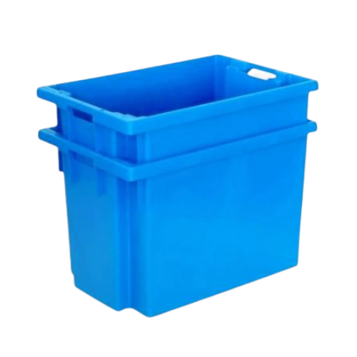 CUBETA 70L AZUL 600x400x400mm vista 2