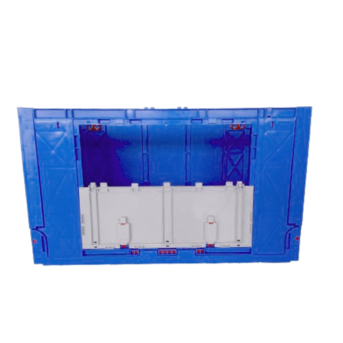 CUBETA PLEGABLE CON PUERTA 800x600x465mm 183L vista 3