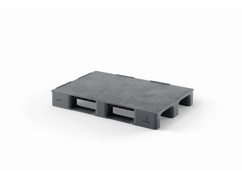 PALET PLÁSTICO ENDURE LISO 3 PATINES 1200x800x150