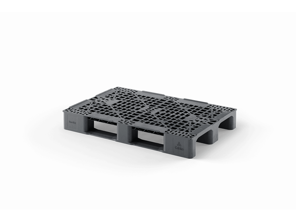 PALET PLÁSTICO ENDURE REJADO 3 PATINES 1200x800x150