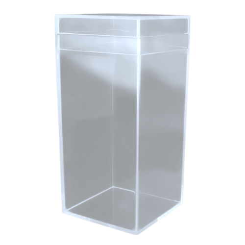 CAJA TRANSPARENTE 34x34x60mm